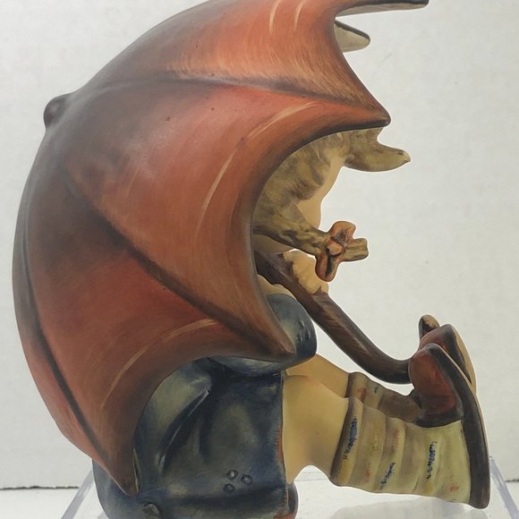 Hummel Boy and Girl with Umbrella 1957 - Picture 5 of 15